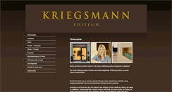 Desktop Screenshot of kriegsmann-friseur.de