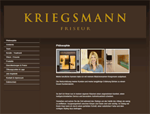 Tablet Screenshot of kriegsmann-friseur.de